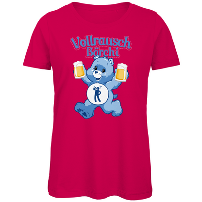 Vollrausch Bärchi - Glücksbärchi - Damen Premium Bio T-Shirt Fuchsia