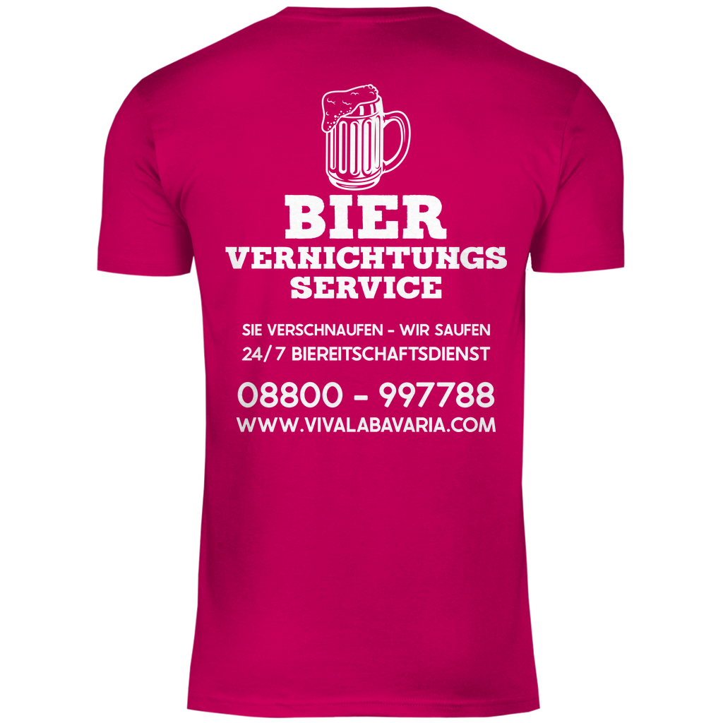 Bier vernichtungs Service - Herren Shirt