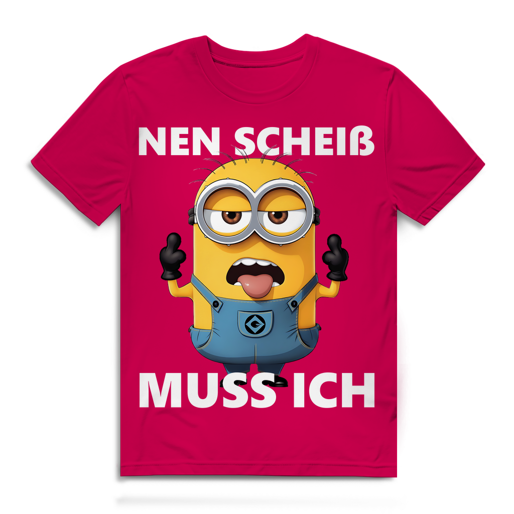 Herren Premium Bio T-Shirt Nen Scheiß Muss Ich Minion