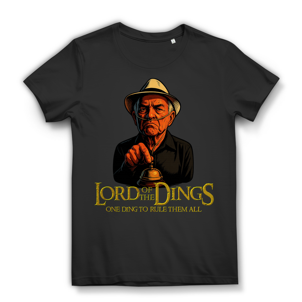 Lord of the Dings - Damen Premium Bio T-Shirt Black