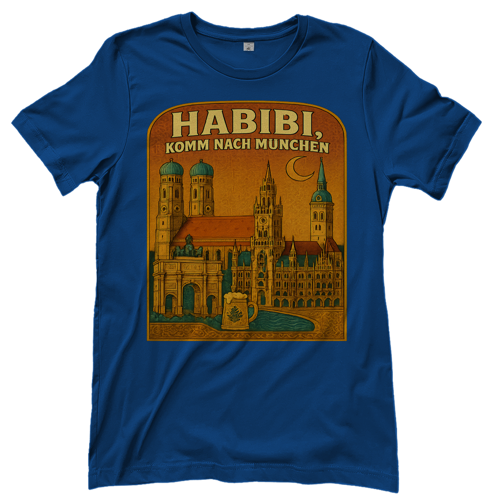 Habibi komm nach München - Damen T-Shirt Royal Blue