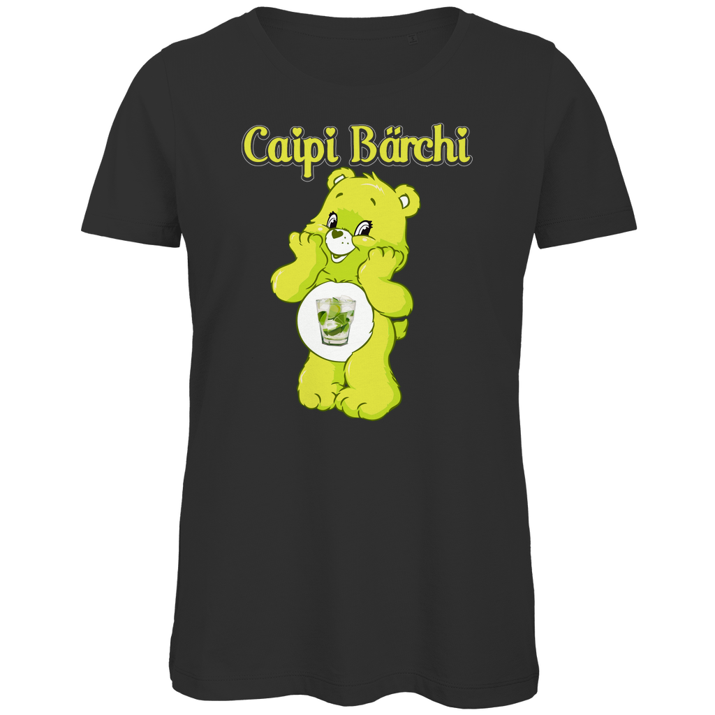 Caipi Bärchi - Glücksbärchi - Damen Premium Bio T-Shirt Black