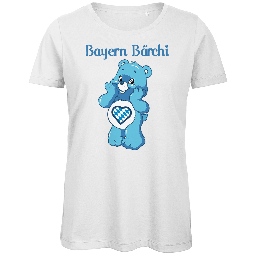 Bayern Bärchi - Glücksbärchi - Damen Premium Bio T-Shirt White