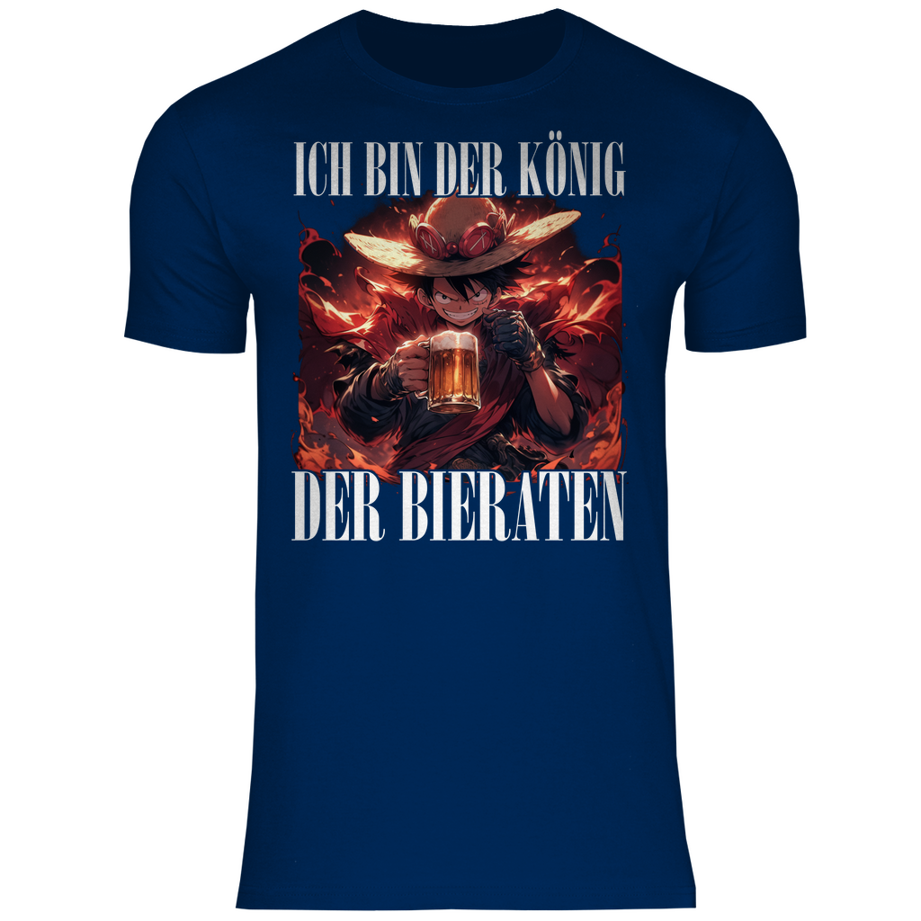 König der Bieraten - One Piece Ruffy - Herren Shirt