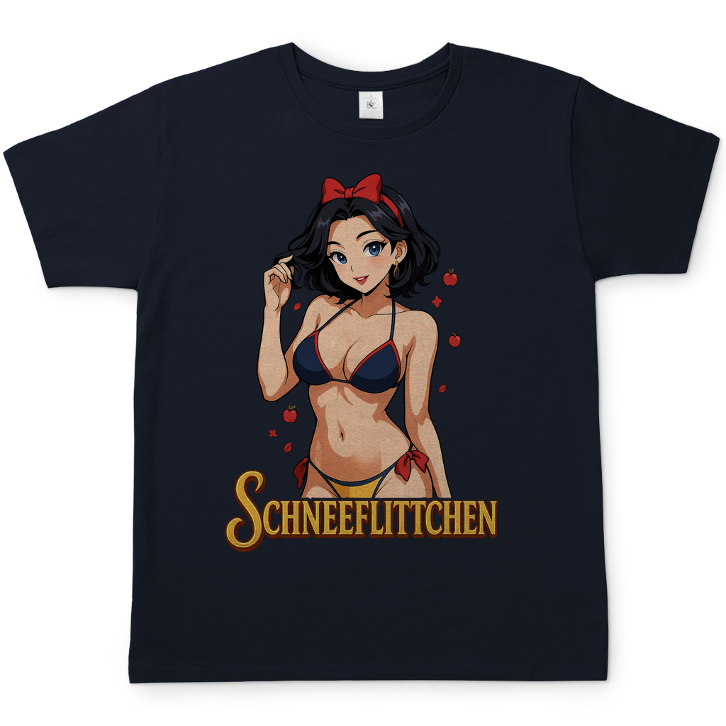 Schneeflittchen Schneewittchen - Herren T-Shirt Navy
