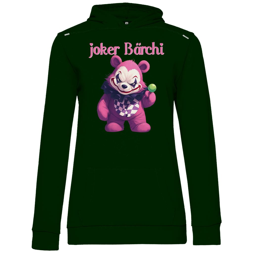 Joker Bärchi - Glücksbärchi - Damen Hoodie Forest Green