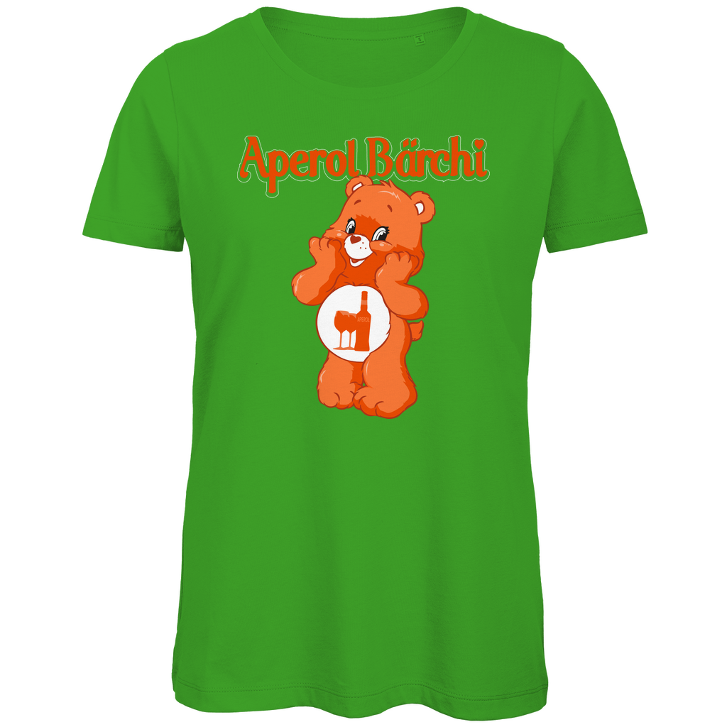 Aperol Bärchi - Glücksbärchi - Damen Premium Bio T-Shirt Real Green
