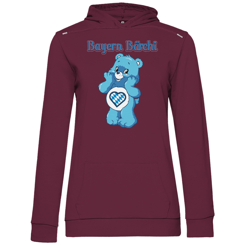 Bayern Bärchi - Glücksbärchi - Damen Hoodie Wine