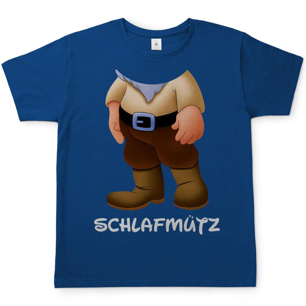 Schneewittchen und die 7 Zwerge - Schlafmütz - Herren Shirt Royal Blue