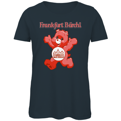 Frankfurt Bärchi - Glücksbärchi - Damen Premium Bio T-Shirt Dark Grey