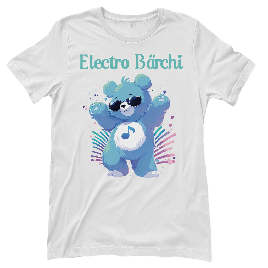 Electro Bärchi - Glücksbärchi - Damenshirt White
