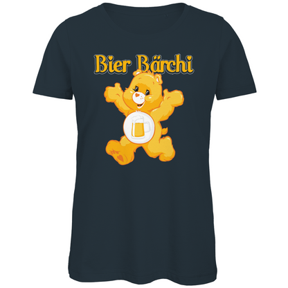 Bier Bärchi - Glücksbärchi - Damen Premium Bio T-Shirt Dark Grey