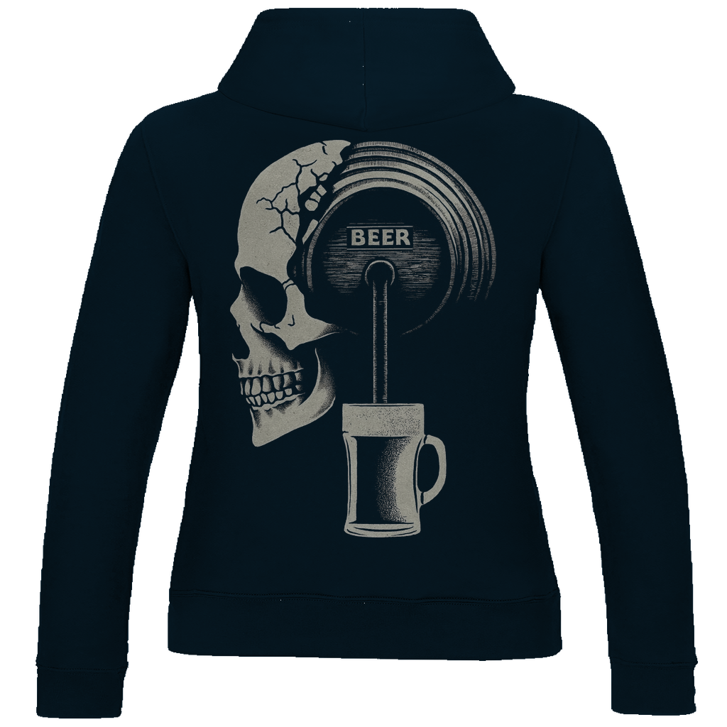 Bier Totenkopf - Damen Hoodie