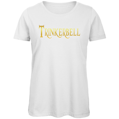 Trinkerbell - Prinzessin Gold - Damen Premium Bio T-Shirt White