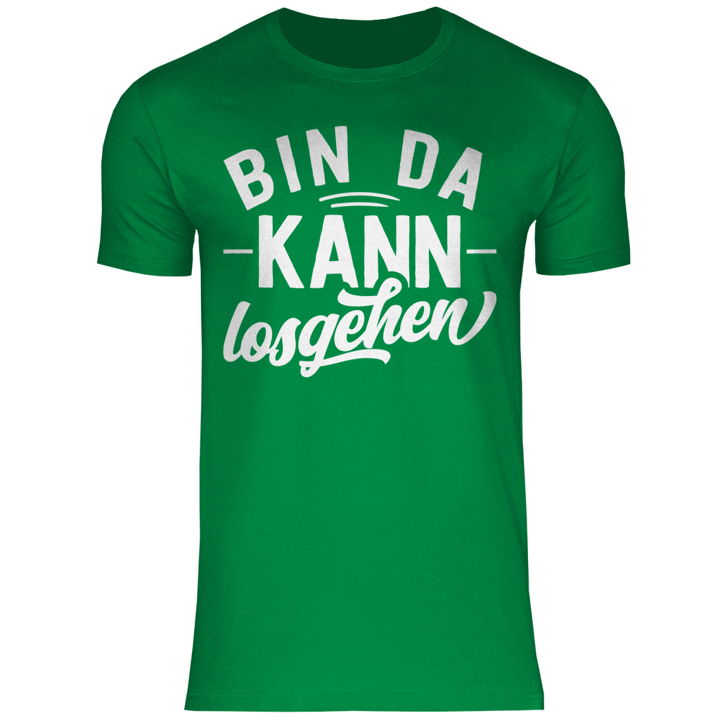 Bin da kann losgehen - Herren Shirt