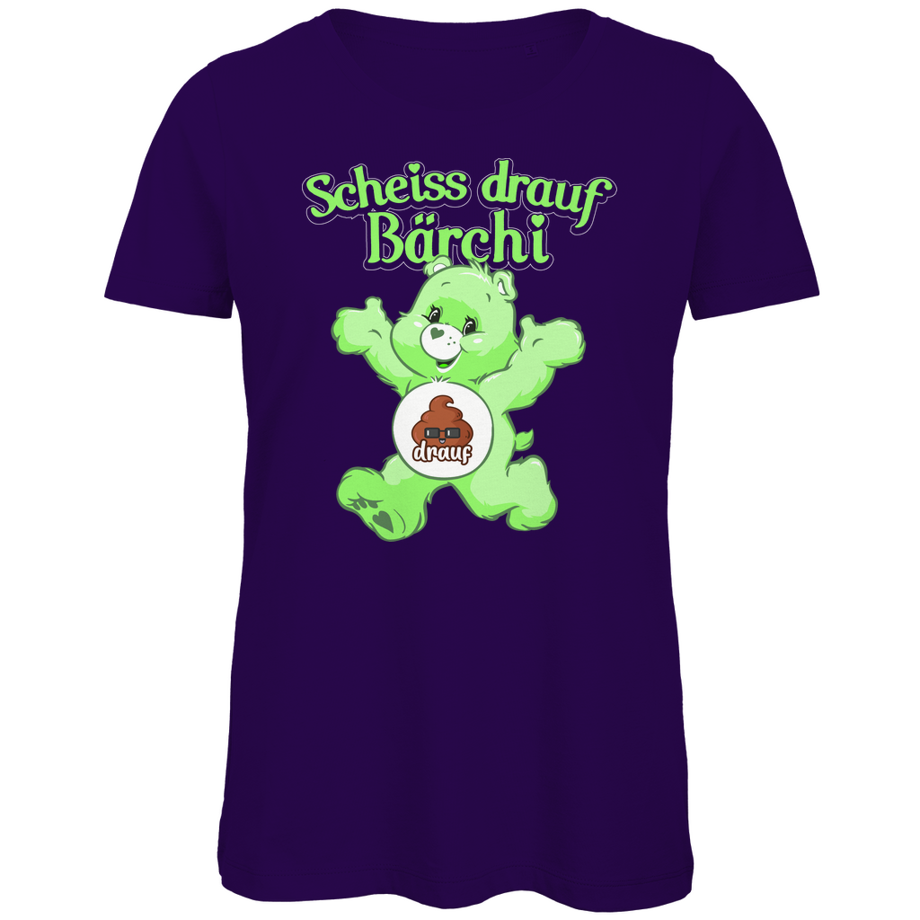 Scheiss drauf Bärchi - Glücksbärchi - Damen Premium Bio T-Shirt