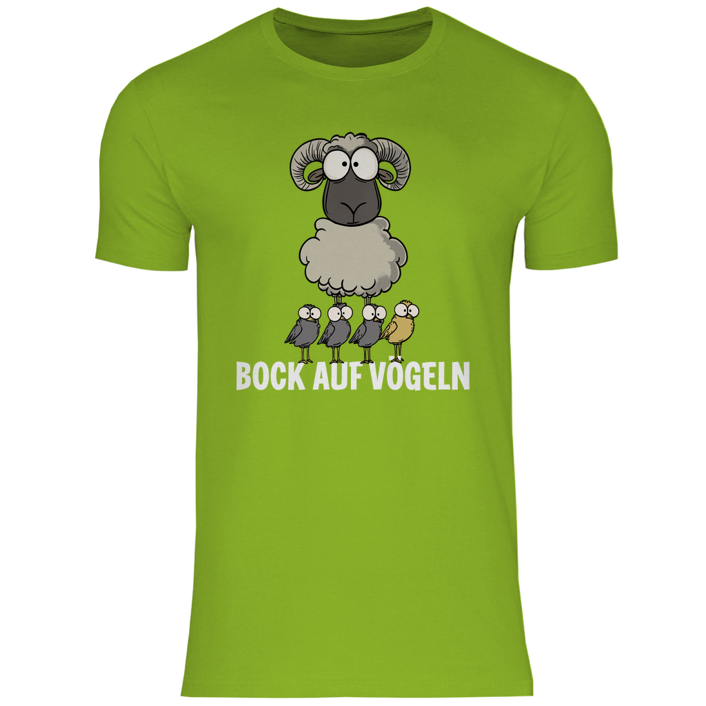 Bock auf Vögeln - Herren Shirt