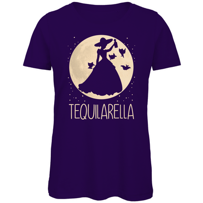 Mond Prinzessin - Tequilarella - Damen Premium Bio T-Shirt Urban Purple