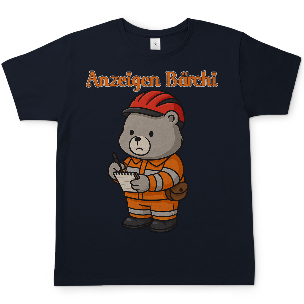 Anzeigen Bärchi - Glücksbärchi - Herren T-Shirt Navy