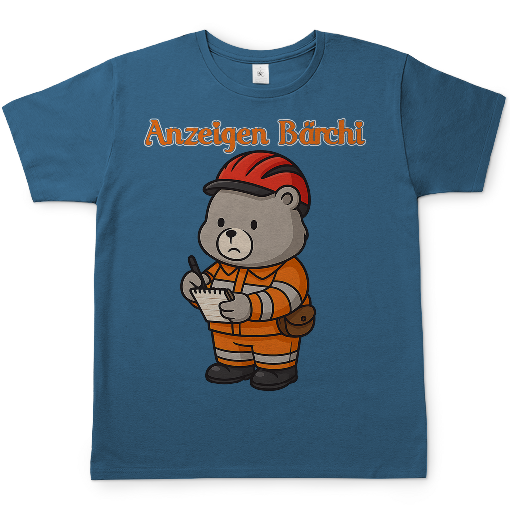 Anzeigen Bärchi - Glücksbärchi - Herren T-Shirt Stone Blue