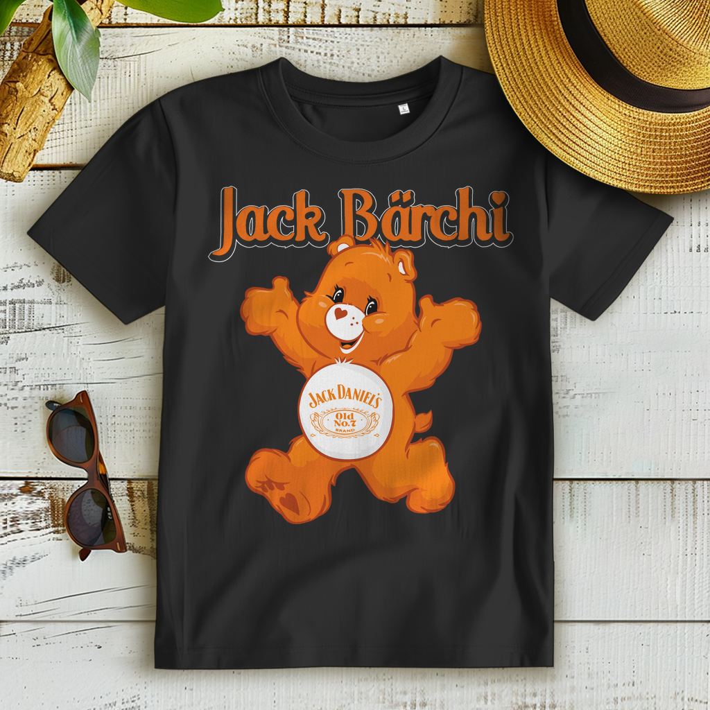 Jack Bärchi - Glücksbärchi - Damen Premium Bio T-Shirt Black
