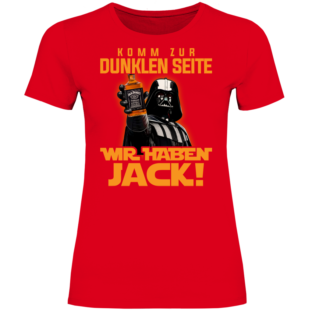 Komm zur dunklen Seite wir haben Jack Darth Vader - Damenshirt