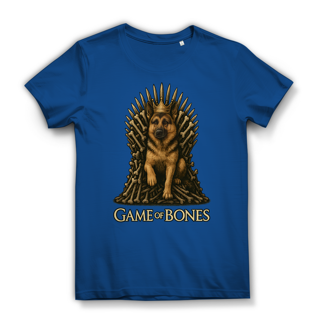Game of Bones Schäferhund Hunde - Damen Premium Bio T-Shirt Royal Blue
