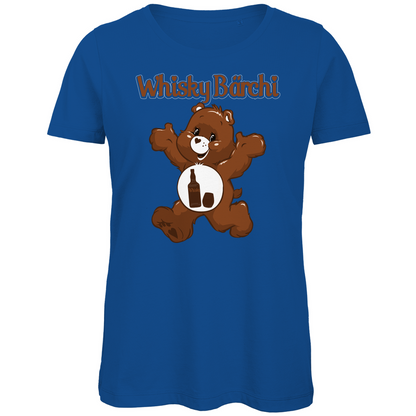 Whisky Bärchi - Glücksbärchi - Damen Premium Bio T-Shirt Royal Blue