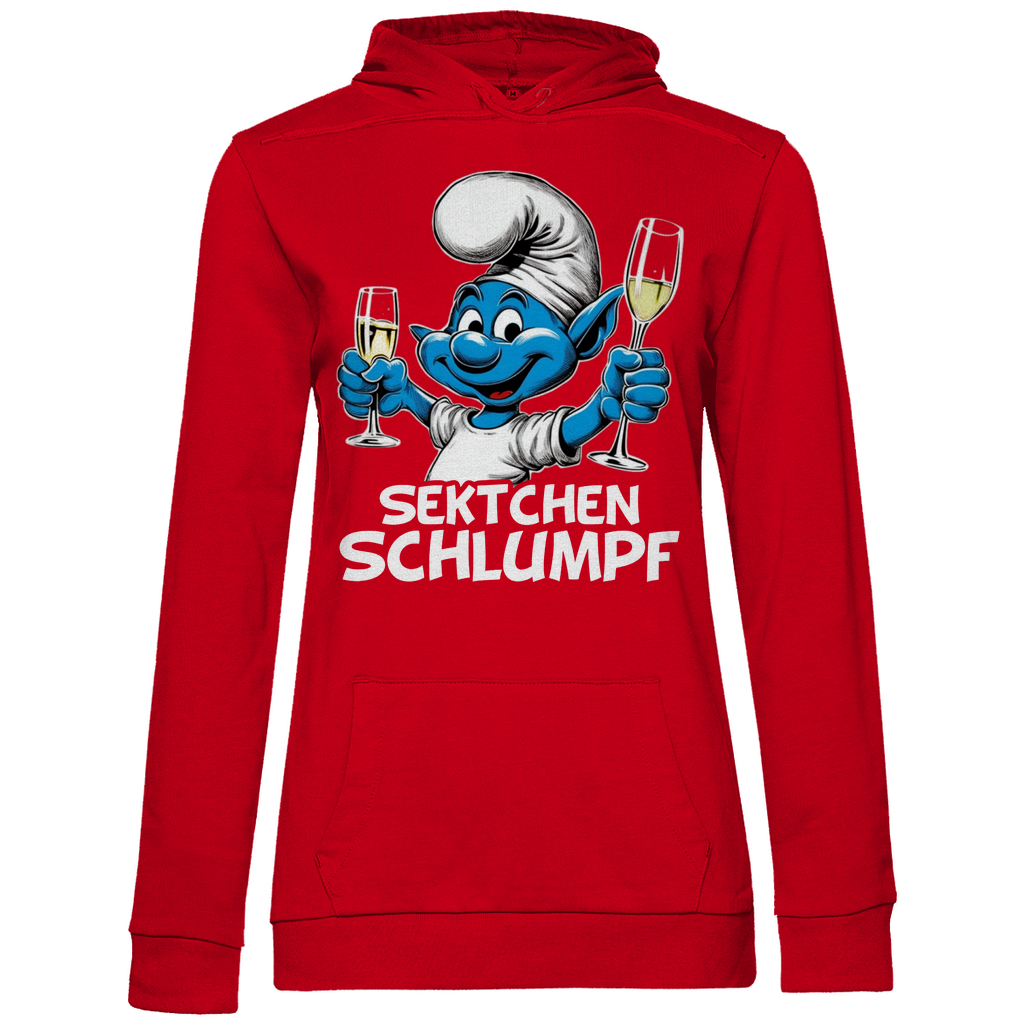 Sektchen Schlumpf Grafik - Damen Hoodie