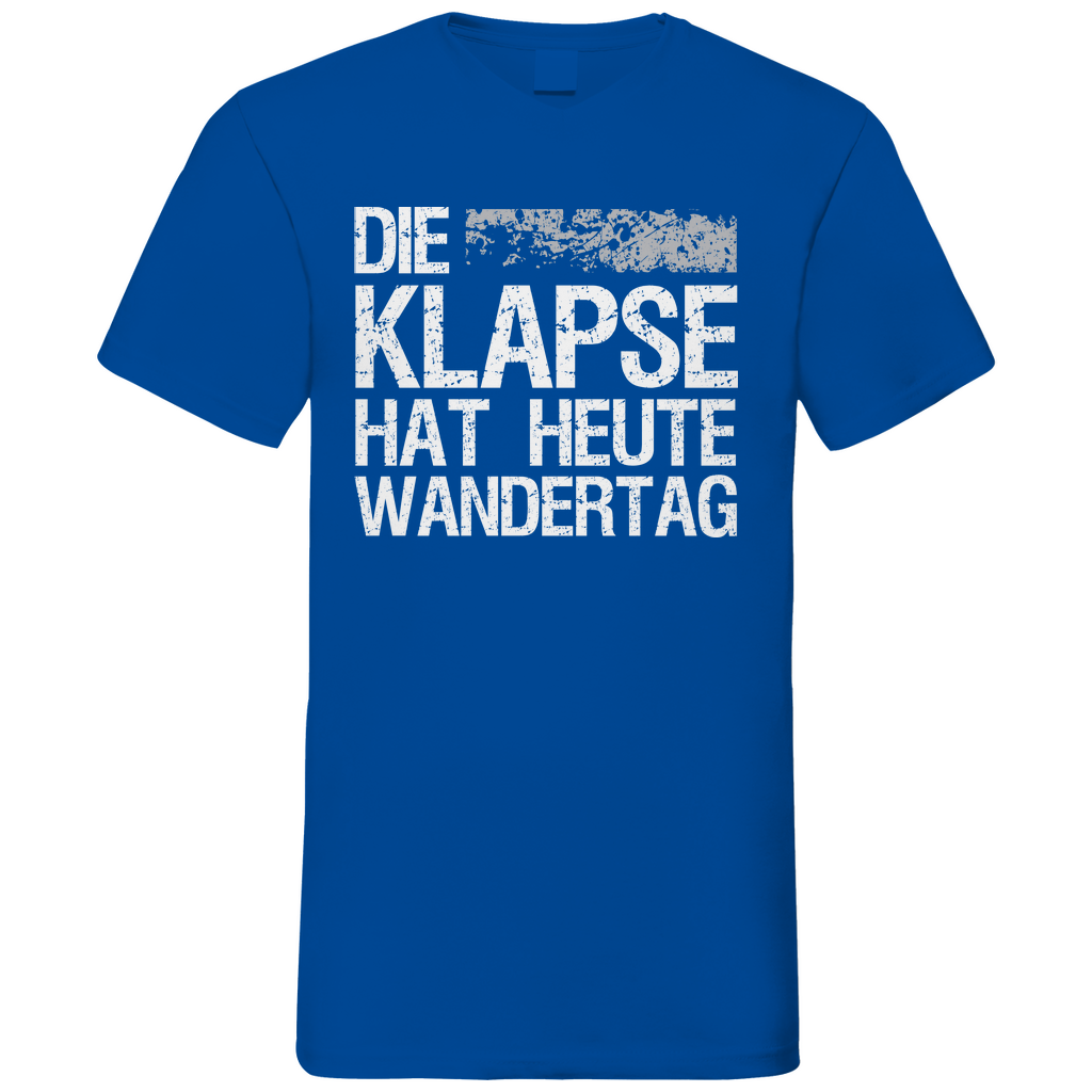 Die Klapse hat heute Wandertag - Herren V-Neck Shirt