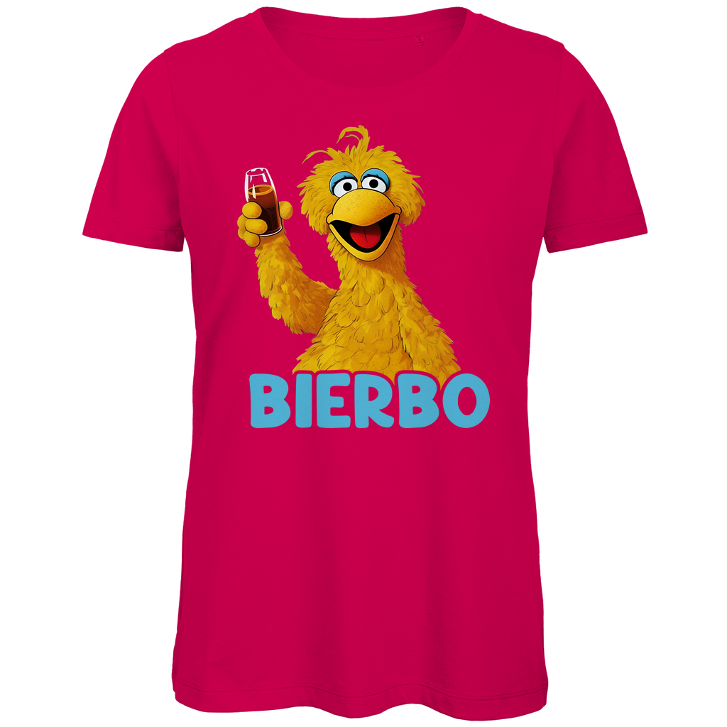 Sesamstraße - Bibo Bierbo - Damen Premium Bio T-Shirt Fuchsia