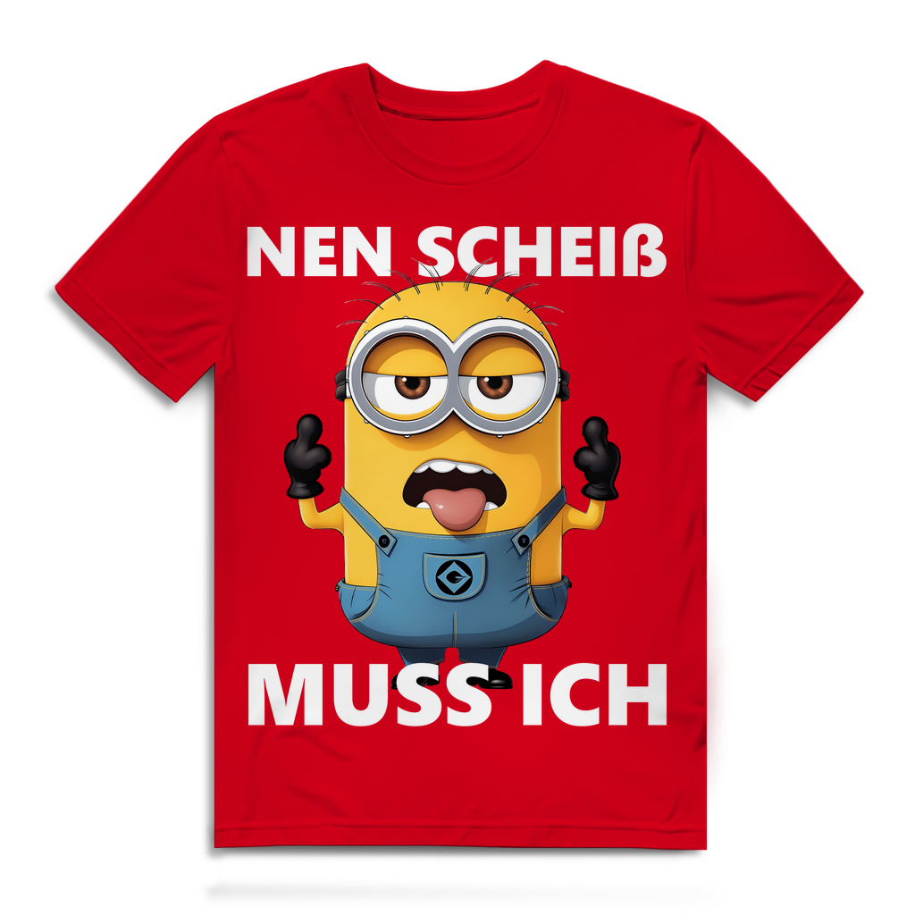 Herren Premium Bio T-Shirt Nen Scheiß Muss Ich Minion