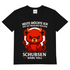 Heute möchte ich was mit Menschen machen Schubsen wäre toll Herren V-Neck T-Shirt Black