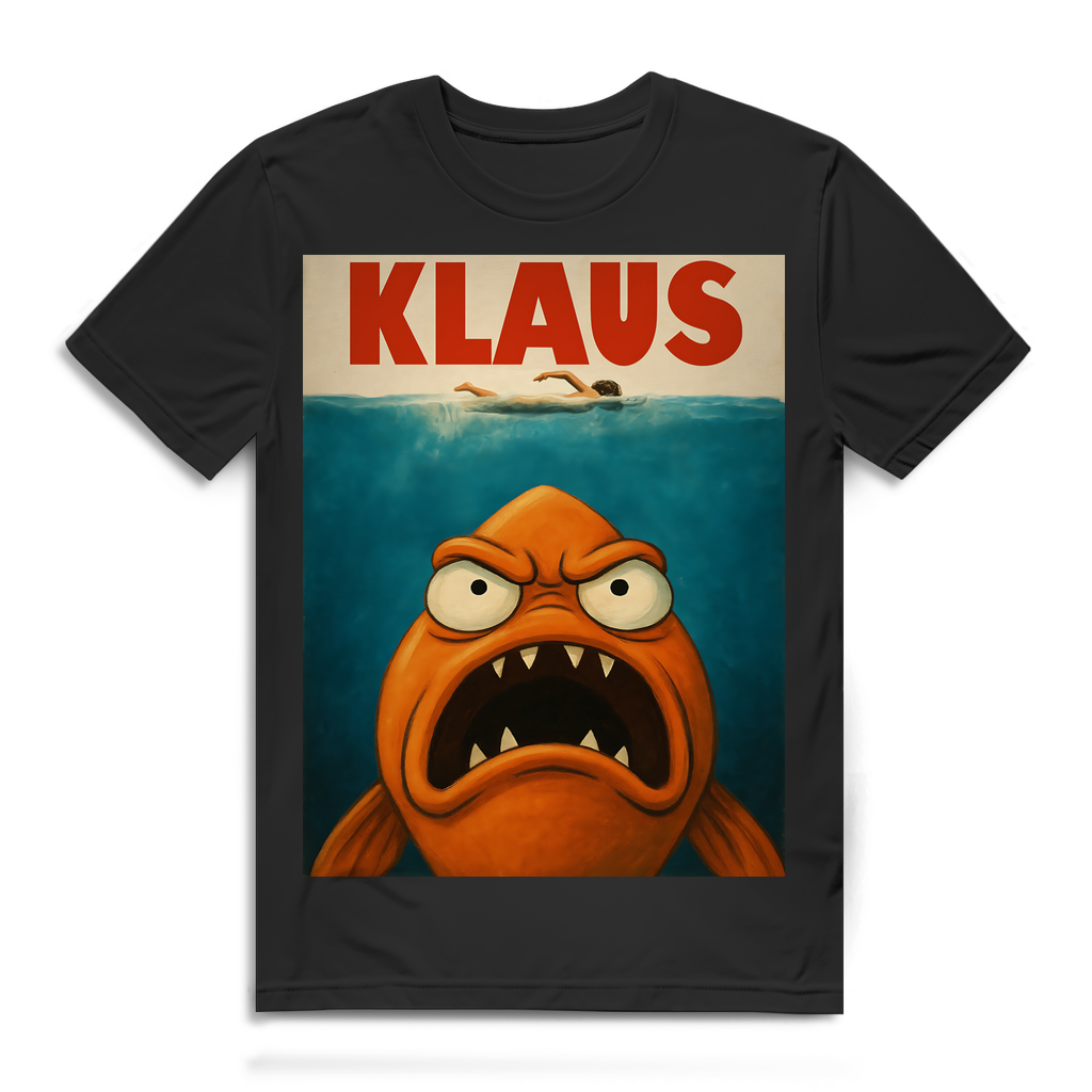 Klaus der Weiße Hai American Dad Mashup - Herren Premium Bio T-Shirt Black
