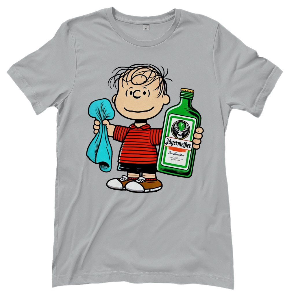 Linus van Pelt mit Jäger -  Die Peanuts - Damenshirt