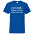 Ich trinke keinen Alkohol nur Bier für mich danke - Herren V-Neck Shirt Royal Blue