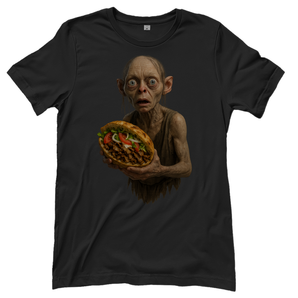 Döner mein Schatz Gollum LOTR - Damen T-Shirt Black