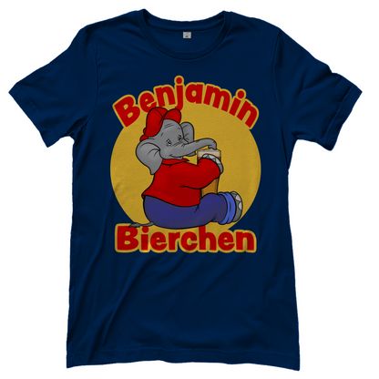 Benjamin Blümchen Bierchen - Damenshirt Navy
