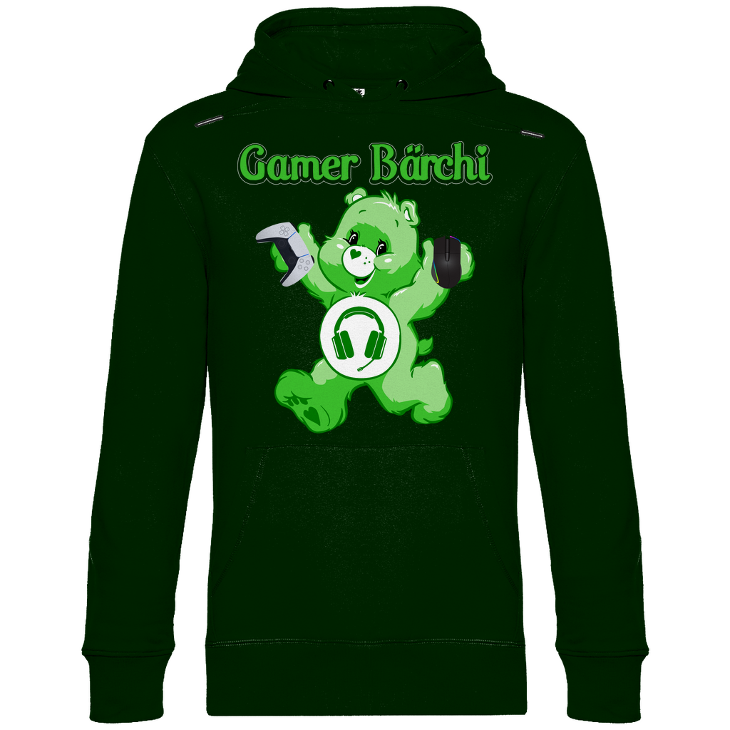Gamer Bärchi - Glücksbärchi - Unisex Hoodie Forest Green