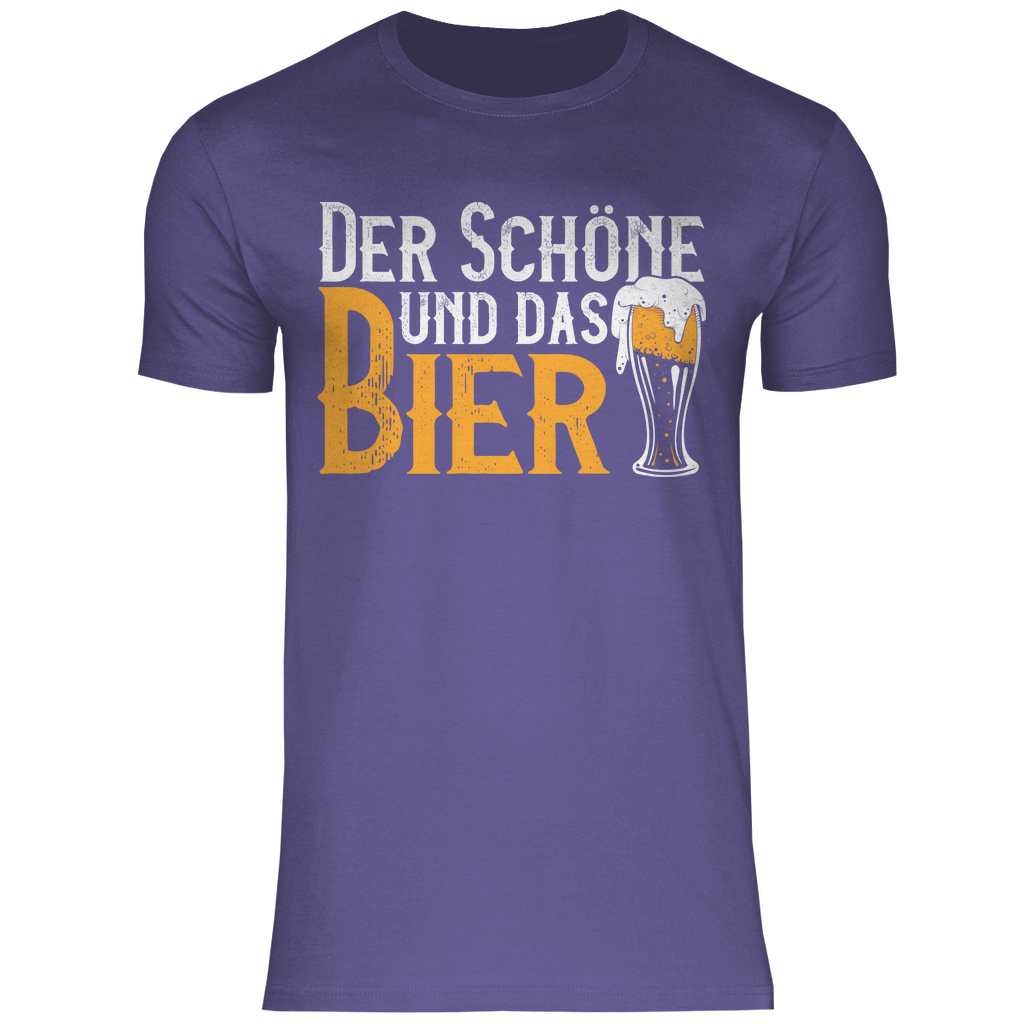 Der Schöne und das Bier - Herren Shirt