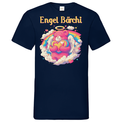 Engel Bärchi - Glücksbärchi - Herren V-Neck Shirt