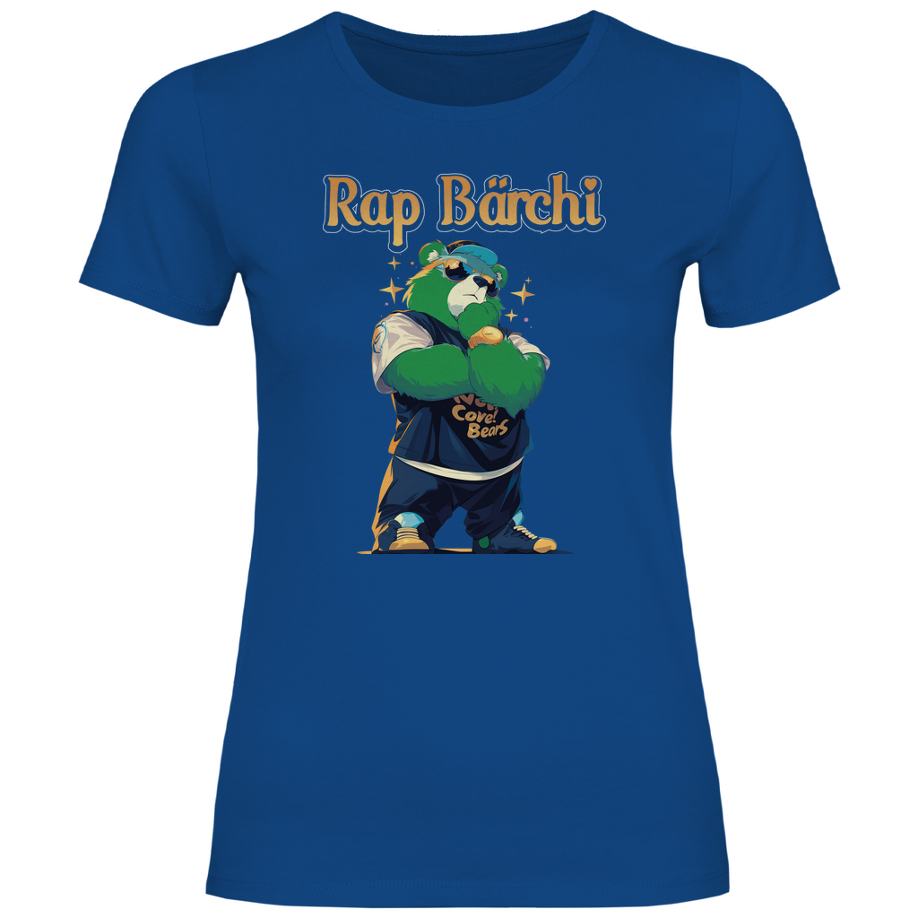 Rap Bärchi - Glücksbärchi - Damenshirt Royal Blue