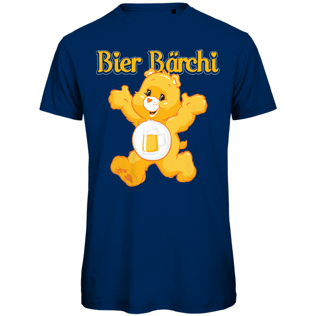 Bier Bärchi Glücksbärchi - Herren Premium Bio T-Shirt Navy