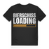 Lustiges Bier Festival Shirt Männer – Bierschiss Loading mit Ladebalken Design Black