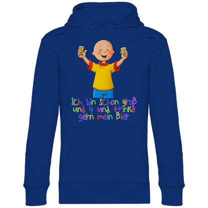 Caillou ich trinke gern mein Bier - Unisex Hoodie Royal