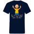 Caillou ich trinke gern mein Bier - Herren V-Neck Shirt Navy
