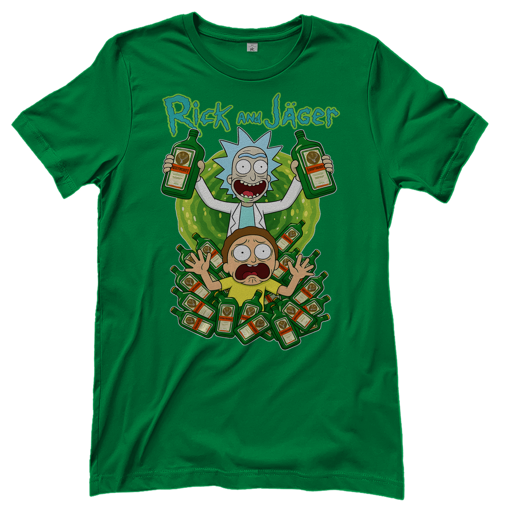 Rick and Jäger mit Morty Jägermeister - Damen T-Shirt