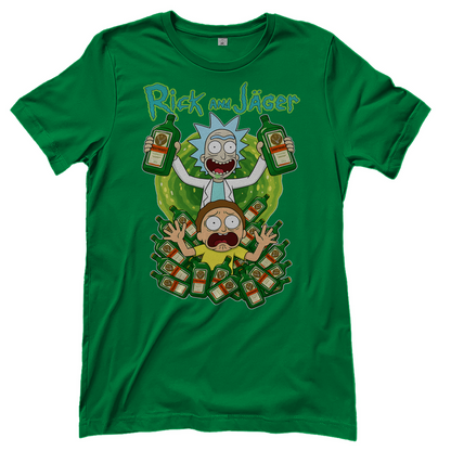 Rick and Jäger mit Morty Jägermeister - Damen T-Shirt