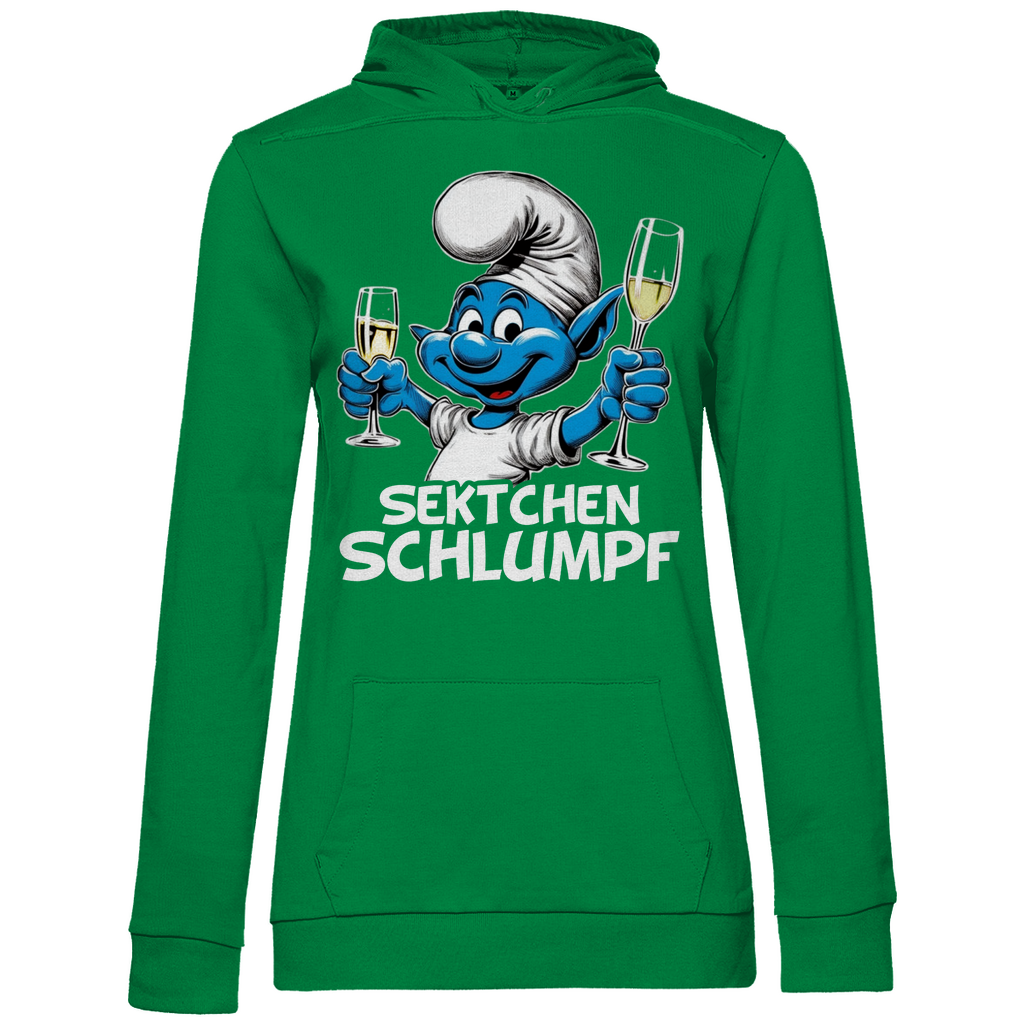 Sektchen Schlumpf Grafik - Damen Hoodie