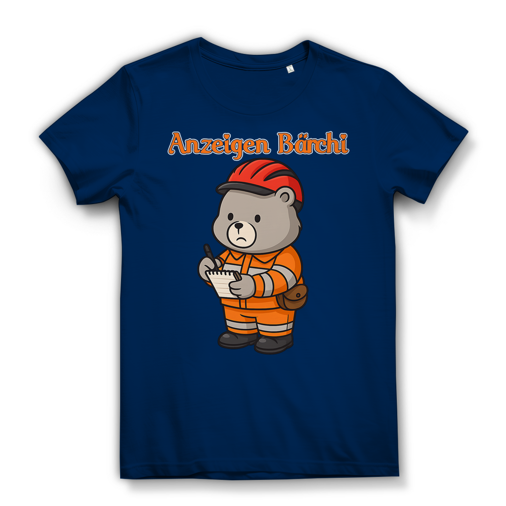 Anzeigen Bärchi - Glücksbärchi - Damen Premium Bio T-Shirt Navy